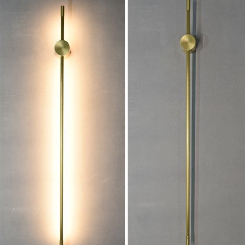 Настенный светильник Wall LINES L150 Gold - лучшие Бра и настенные светильники в INMYROOM
