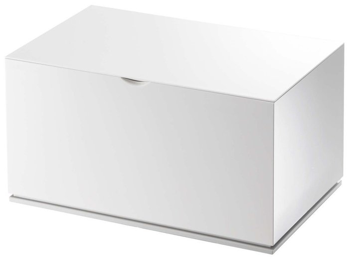Контейнер для хранения ватных дисков Veil белого цвета - купить Контейнеры и подставки по цене 3392.0