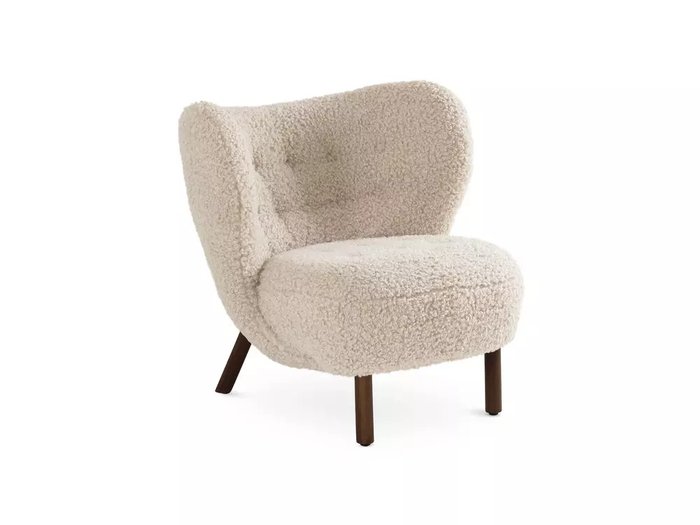 Кресло Lounge Wood бежевого цвета Кресло Lounge Wood бежевого цвета