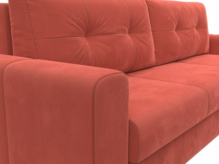 Диван-кровать Лига 031 кораллового цвета - лучшие Прямые диваны в INMYROOM