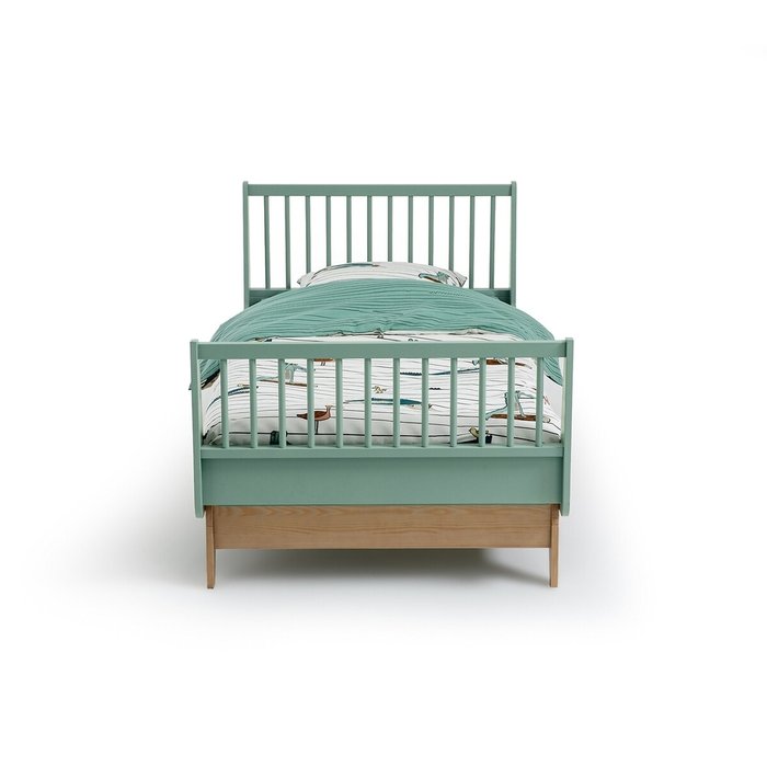 Кровать детская раскладная Willox 90x190 зеленого цвета - купить Одноярусные кроватки по цене 73150.0