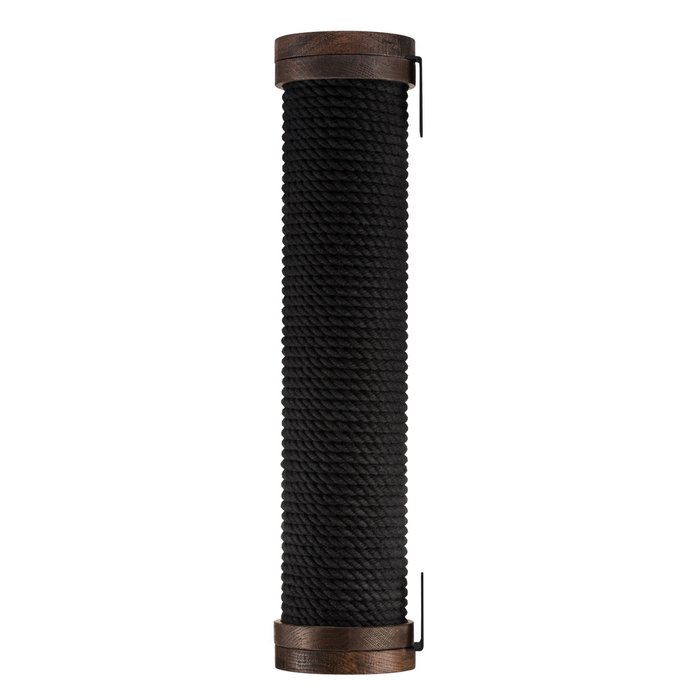 Настенная когтеточка-столбик Roll черно-коричневого цвета