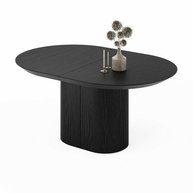 Раздвижной обеденный стол Гиртаб S с основанием из массива дуба - купить Обеденные столы по цене 220160.0