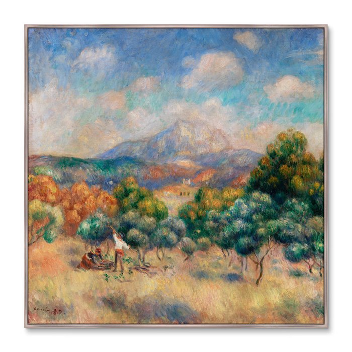 Репродукция картины Mount of Sainte-Victoire, 1888г. - купить Картины по цене 29999.0