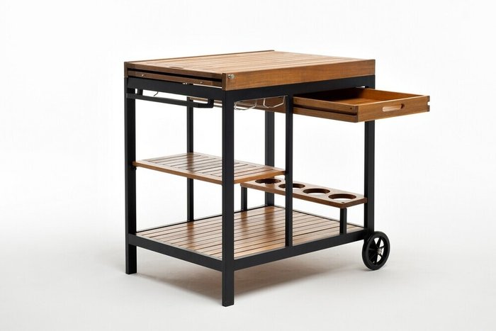 Раздвижной сервировочный стол Nourd бежевого цвета  - лучшие Сервировочные столики в INMYROOM