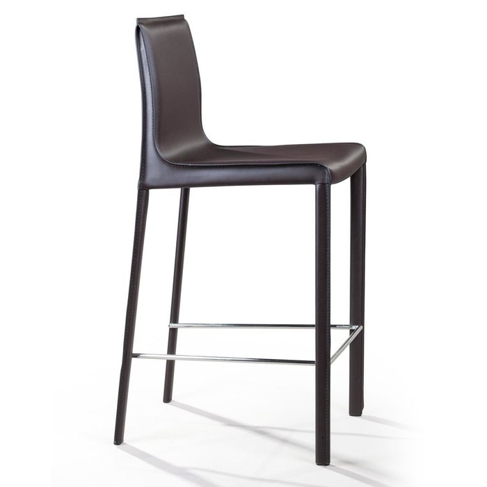 Стул полубарный Barrie коричневого цвета - лучшие Барные стулья в INMYROOM