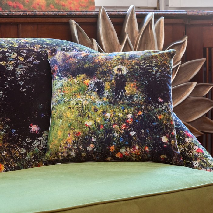 Декоративная арт подушка Летний пейзаж - лучшие Декоративные подушки в INMYROOM