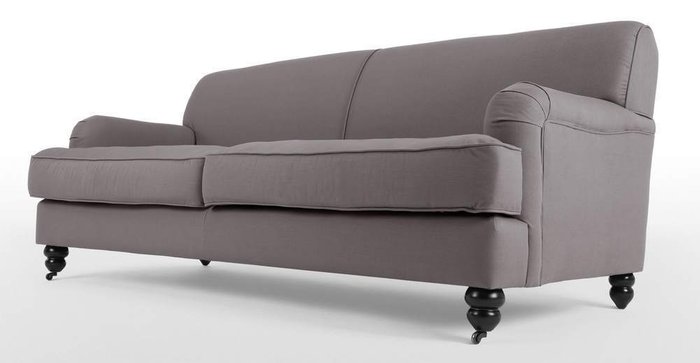 Раскладной диван Orson трехместный серого цвета - купить Прямые диваны по цене 78900.0