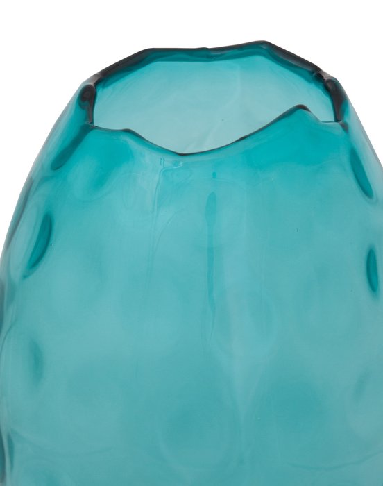Настольная ваза Blue Glass Vase из стекла - купить Вазы  по цене 4400.0
