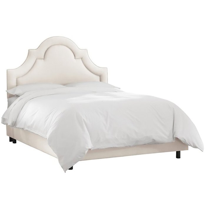 Кровать Kennedy Talc белого цвета 160х200