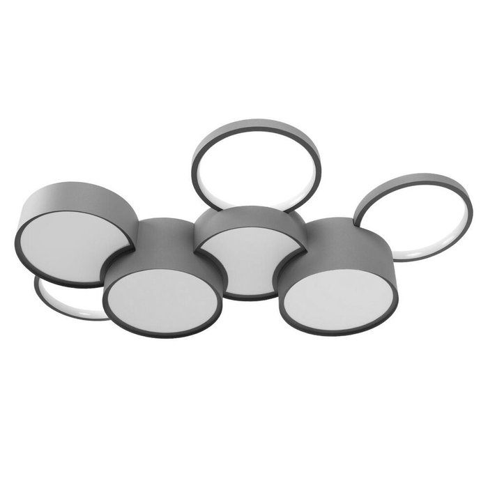 Потолочная люстра Pin 10317/7 Grey (акрил, цвет белый) - лучшие Потолочные люстры в INMYROOM