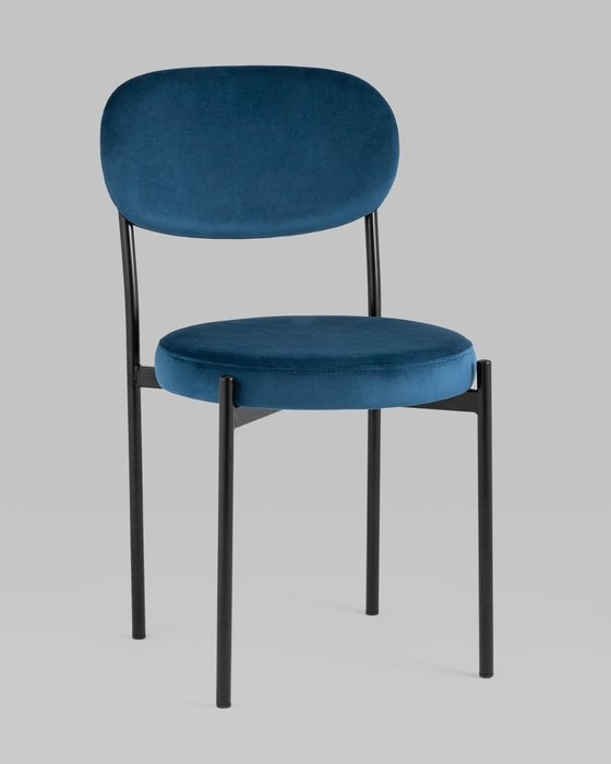 Стул Бриф синего цвета - купить Обеденные стулья по цене 4990.0