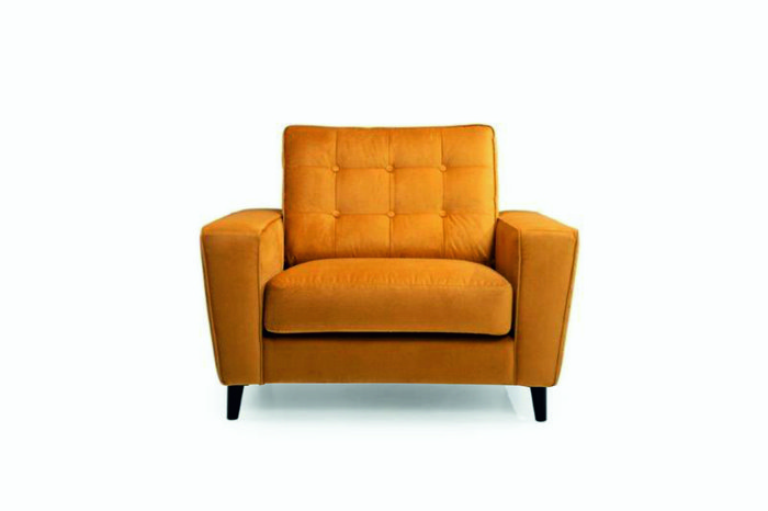Кресло Порто оранжевого цвета