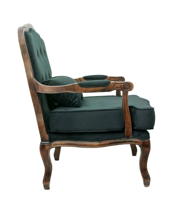 Кресло Nitro button black черного цвета - лучшие Интерьерные кресла в INMYROOM
