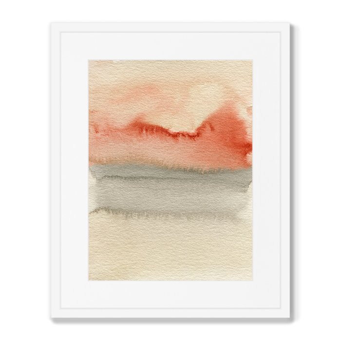 Репродукция картины в раме Sunset over the water - купить Картины по цене 8199.0