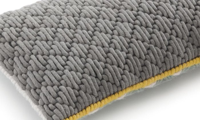 Подушка Celadon-light grey - лучшие Декоративные подушки в INMYROOM