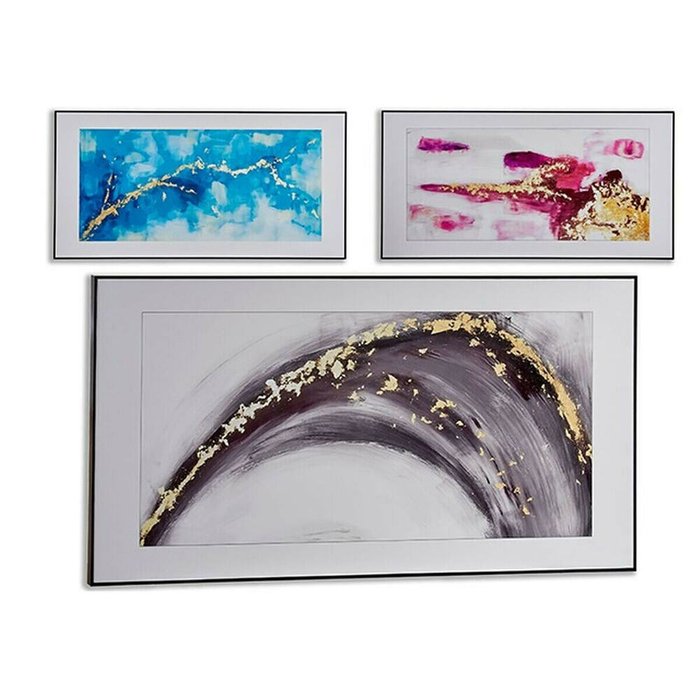 Полотно Абстракция 61,5 x 3 x 121 cm (3 штук) - купить Картины по цене 17945.0