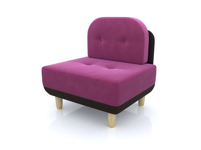 Кресло Торли пурпурного цвета - лучшие Интерьерные кресла в INMYROOM