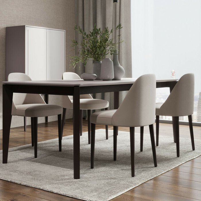 Обеденный стол Marbella 200 серо-бежевого цвета - лучшие Обеденные столы в INMYROOM