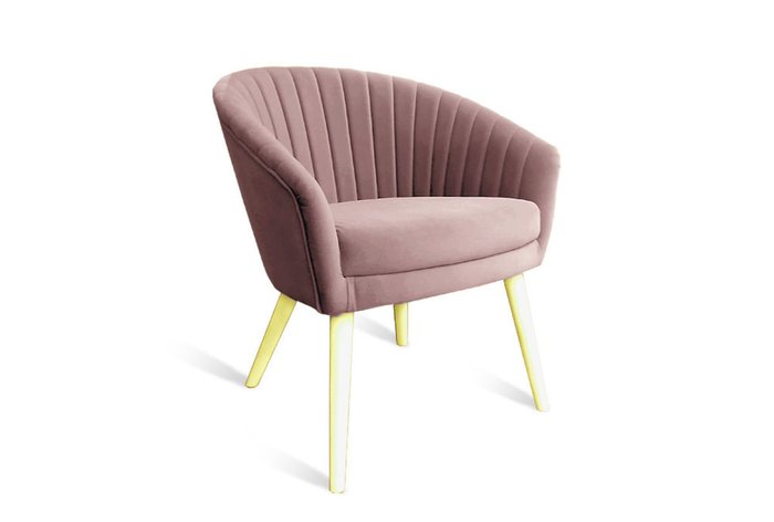 Кресло Тиана розового цвета 