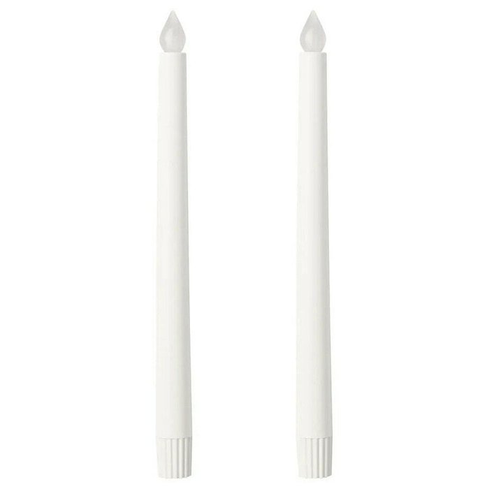 Свеча, LED, белый/внутри, 28 см