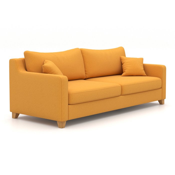 Диван-кровать Mendini EKL (228 см ) желтого цвета - купить Прямые диваны по цене 73200.0