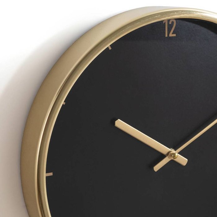 Часы настенные круглые Ora черного цвета - купить Часы по цене 6152.0