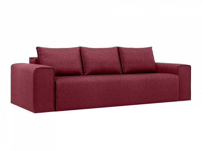 Диван-кровать Bui бордового цвета - купить Прямые диваны по цене 74790.0