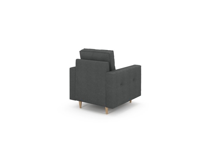 Кресло Otto темно-серого цвета - лучшие Интерьерные кресла в INMYROOM