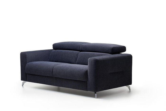 Прямой диван Tinos темно-синего цвета - лучшие Прямые диваны в INMYROOM