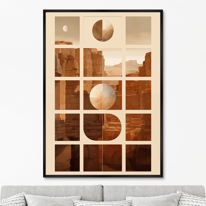 Репродукция картины Retrol looms, No 1, 2024г. - купить Картины по цене 24999.0