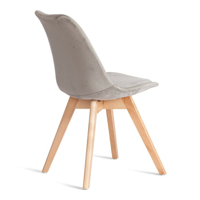 Стул Tulip Soft светло-серого цвета - лучшие Обеденные стулья в INMYROOM
