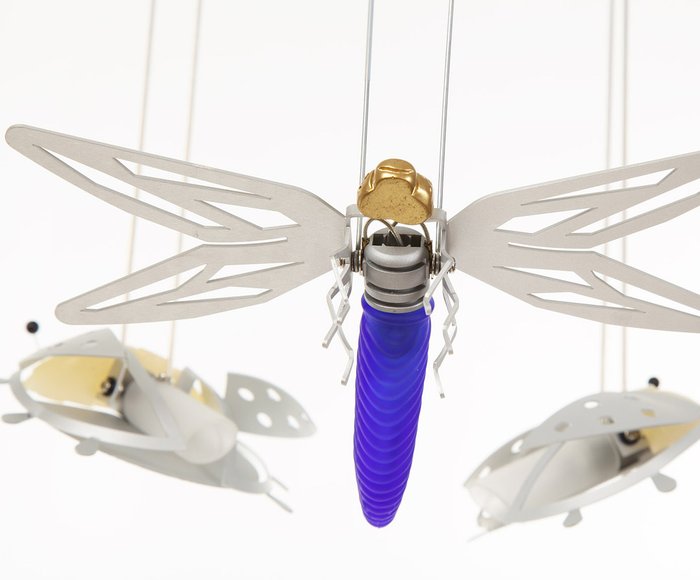 Дизайнерский потолочный светильник  crystal light "Мечта энтомолога" - лучшие Потолочные светильники в детскую в INMYROOM