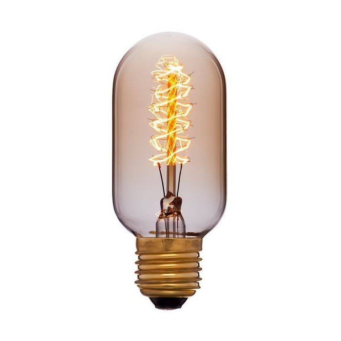 Лампа накаливания золотого цвета с цоколем E27 