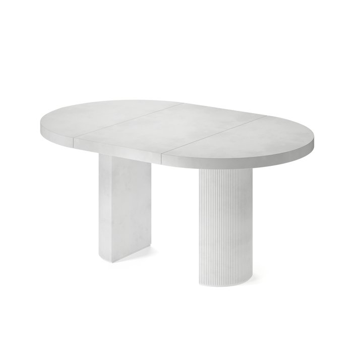 Обеденный стол раздвижной Бунда с белой столешницей - купить Обеденные столы по цене 121440.0