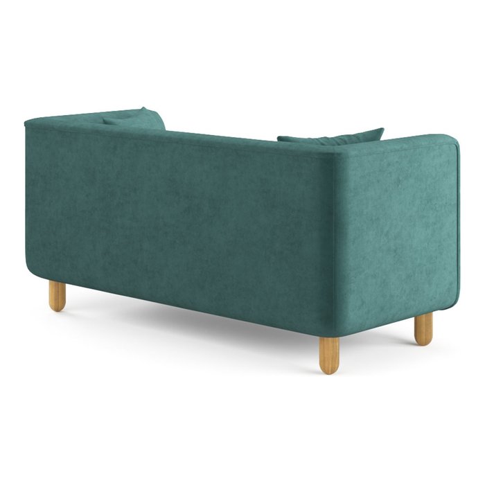Двухместный диван Tribeca ST бирюзового цвета - лучшие Прямые диваны в INMYROOM