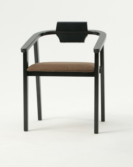 Стул-кресло Челси ПМ черно-коричневого цвета - купить Обеденные стулья по цене 8239 Стул-кресло Челси ПМ черно-коричневого цвета - купить Обеденные стулья по цене 8239