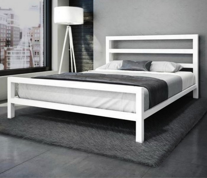 Кровать Аристо 160х200 белого цвета - лучшие Кровати для спальни в INMYROOM