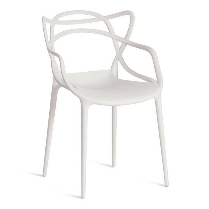 Набор из двух стульев Cat Chair белого цвета - купить Обеденные стулья по цене 6340.0