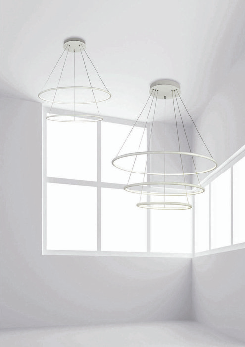 Подвесной светильник Nola из металла белый - лучшие Подвесные светильники в INMYROOM