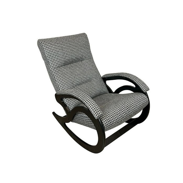 Кресло-качалка Классика серого цвета