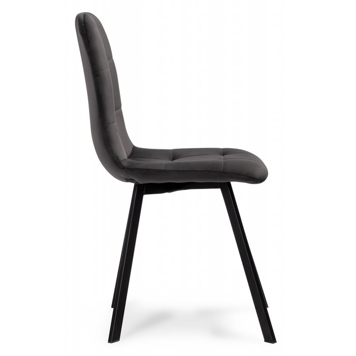 Стул Bruk черно-серого цвета - лучшие Обеденные стулья в INMYROOM