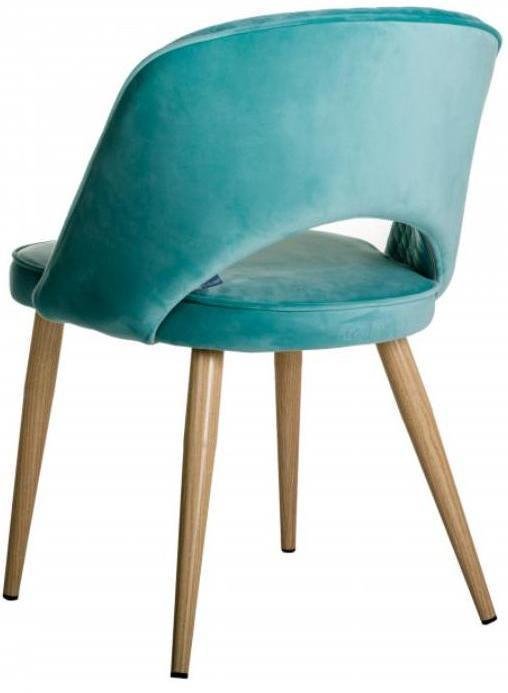 Стул Lars мятного цвета с бежевыми ножками - лучшие Обеденные стулья в INMYROOM