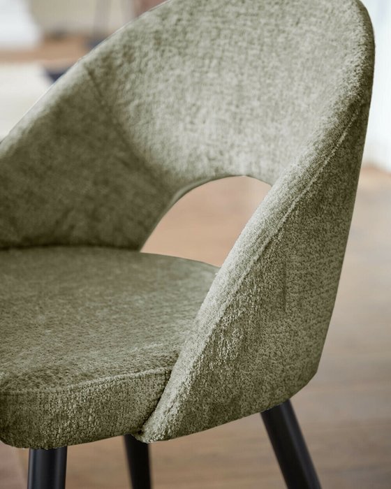 Стул Mael зеленого цвета - лучшие Обеденные стулья в INMYROOM