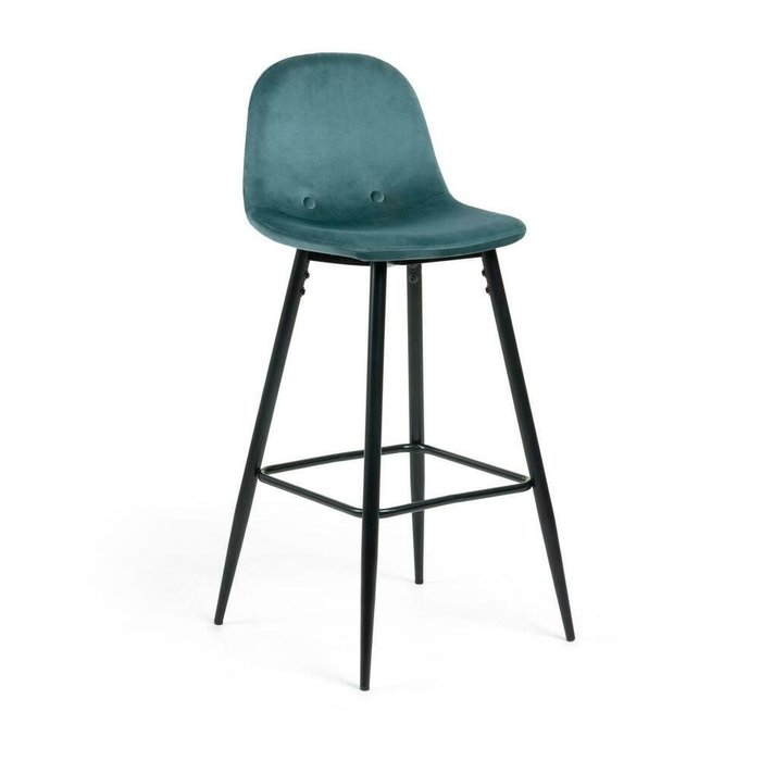 Барный стул Nilson сине-зеленого цвета