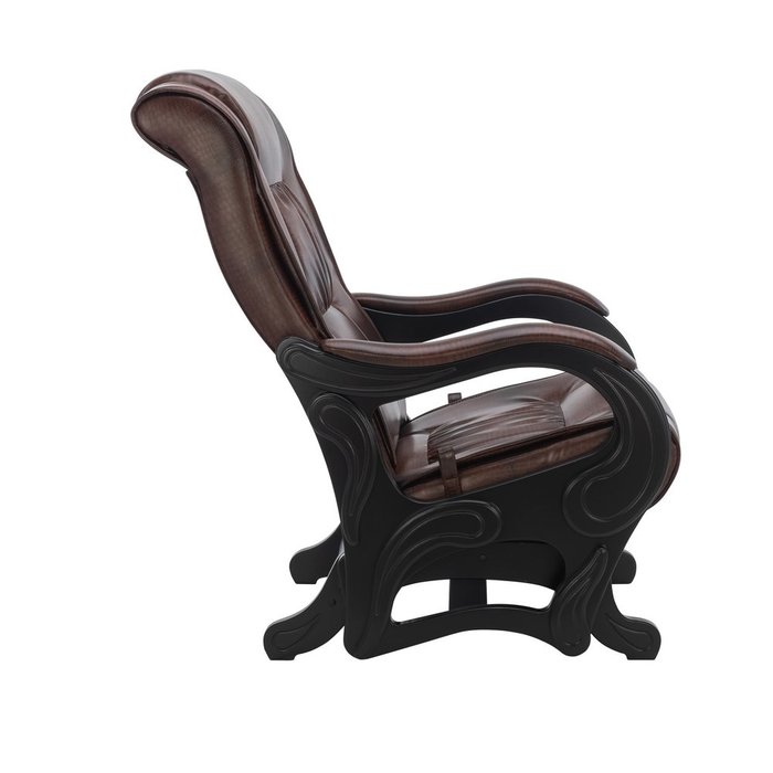 Кресло-качалка глайдер Модель 78 люкс Antik crocodile venge - лучшие Интерьерные кресла в INMYROOM