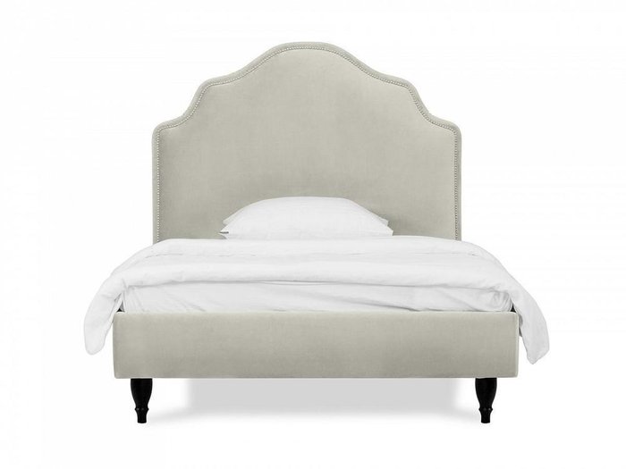 Кровать Princess II L 120х200 светло-серого цвета - лучшие Кровати для спальни в INMYROOM