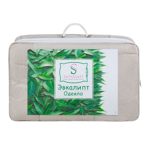 Одеяло ЭВКАЛИПТ 200 гр. 'Soft&Soft' евро, в микрофибре с тиснением, 100% полиэстер - лучшие Одеяла в INMYROOM