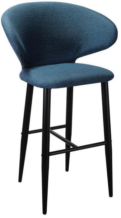 Барный стул Askold Сканди Блю Арт синего цвета