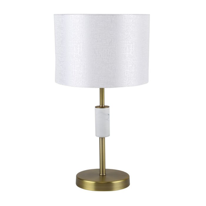Настольная лампа Marbella с белым абажуром